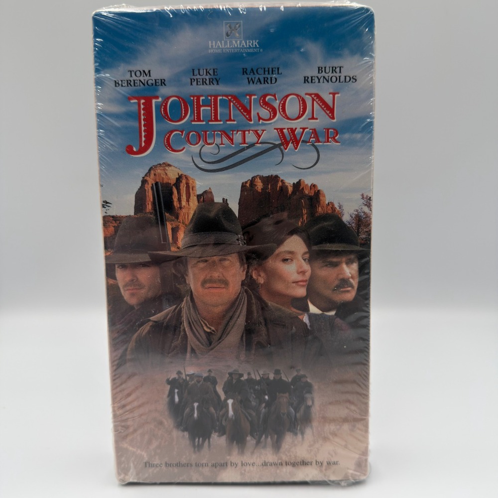 Johnson County War VHS 2002 Tom Berenger Luke Perry Burt Reynolds New Sealed